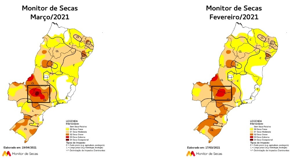Fernandópolis já atinge o grau mais severo de seca, diz Monitor